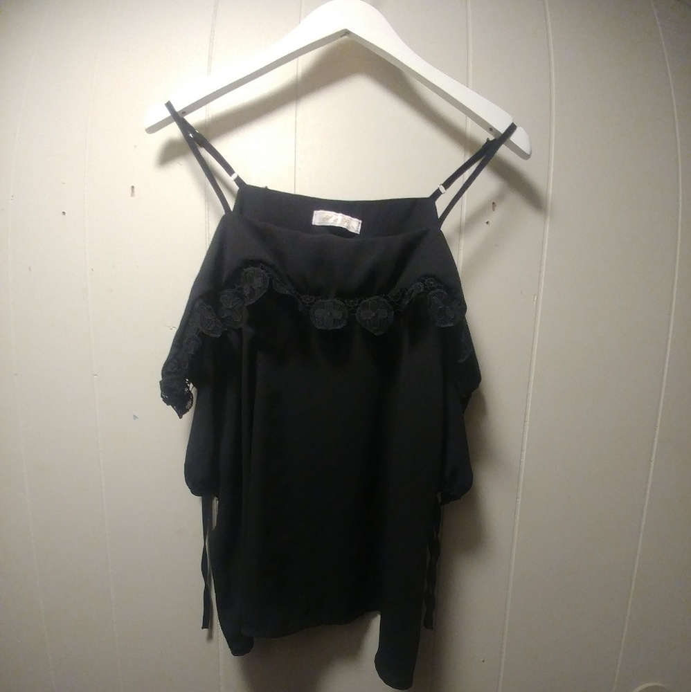 Off Shoulder Lace Blouse